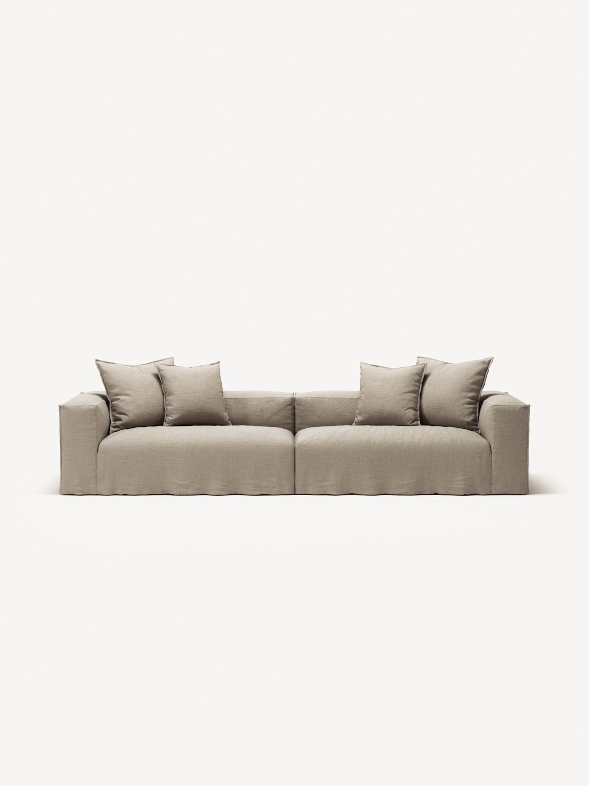 NOMAD - 4 Seat - Pure Linen Sandy Beige