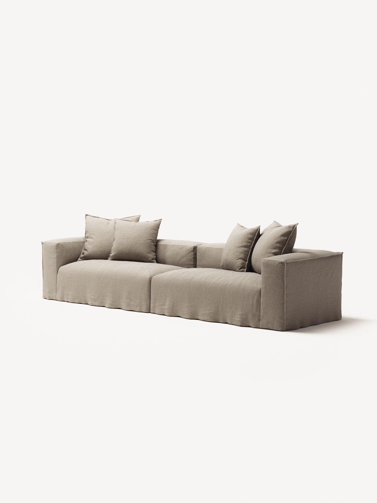 NOMAD - 4 Seat - Pure Linen Sandy Beige