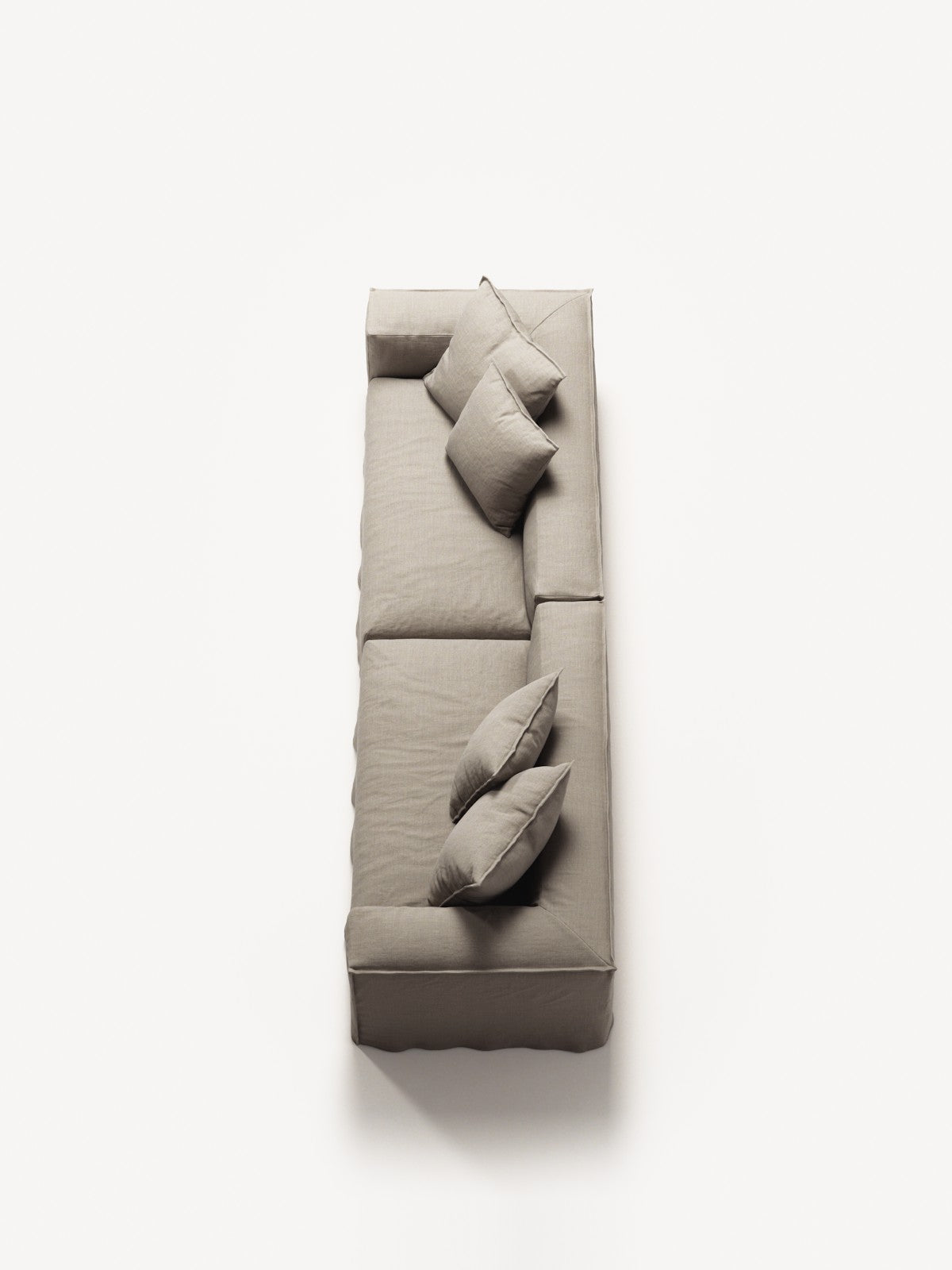 NOMAD - 4 Seat - Pure Linen Sandy Beige