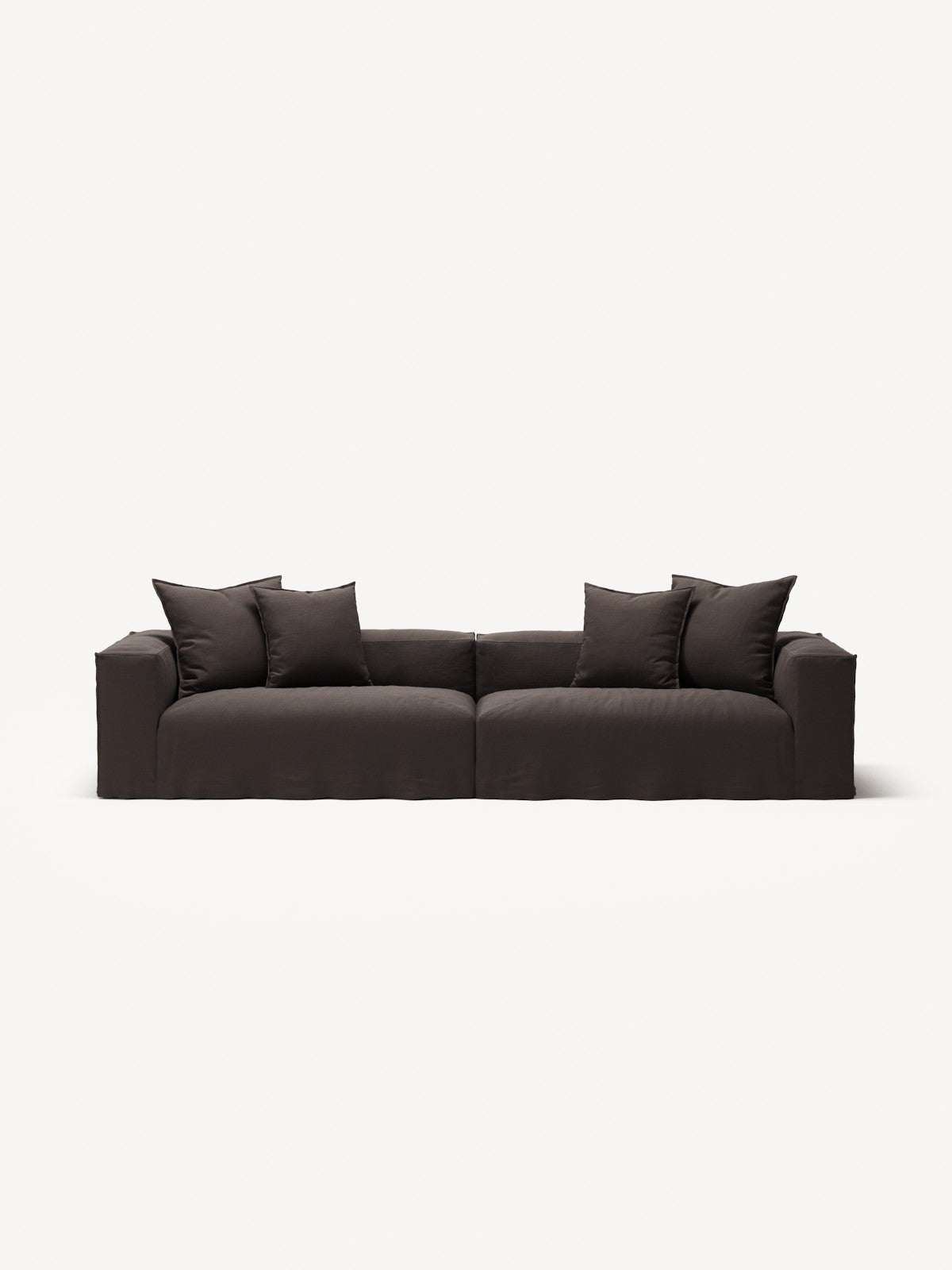 NOMAD - 4 Seat - Pure Linen Truffle Brown