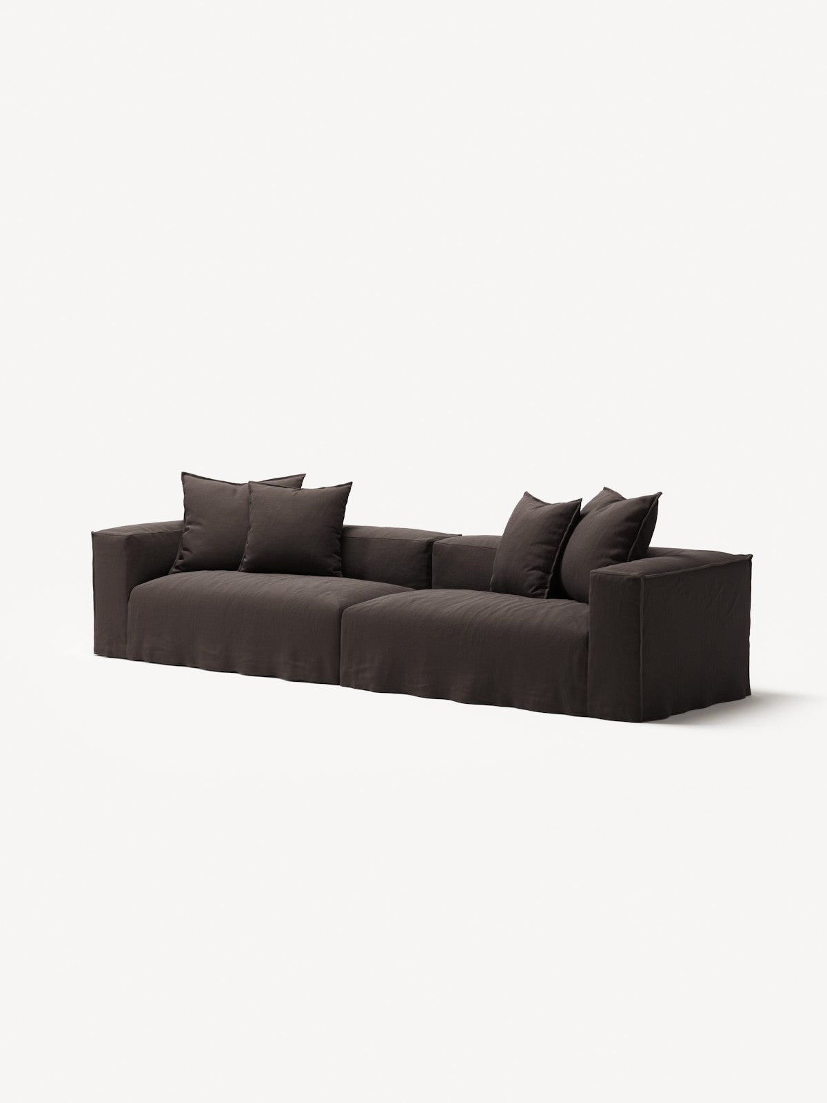 NOMAD - 4 Seat - Pure Linen Truffle Brown