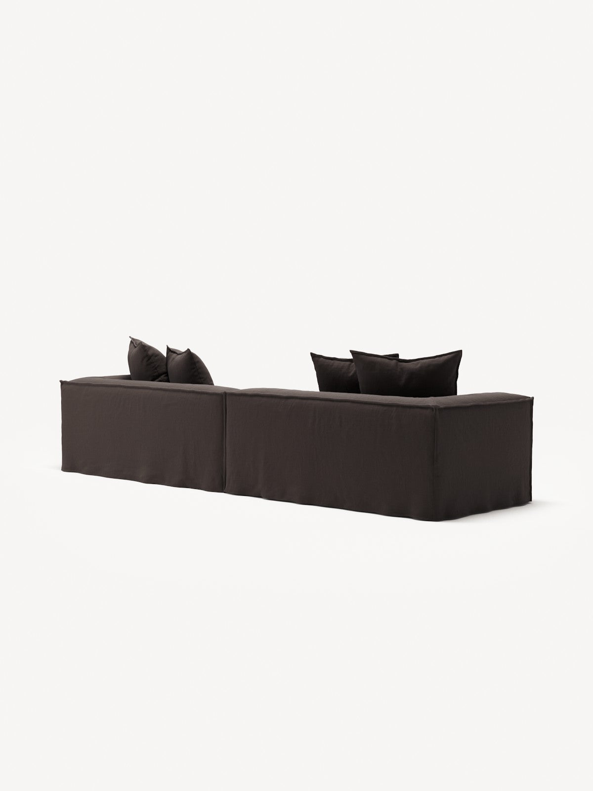 NOMAD - 4 Seat - Pure Linen Truffle Brown