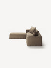 NOMAD - 4 Seater with Pouf - Pure Linen Natural