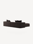 NOMAD - 4 Seater with Pouf - Pure Linen Truffle Brown
