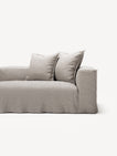 NOMAD - 5 Seat Corner - Left - Textured Blend Beige