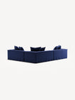 NOMAD - 5 Seat Corner - Right - Brushed Cotton Dark Blue