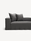 NOMAD - 5 Seat Corner - Right - Brushed Cotton Dark Gray