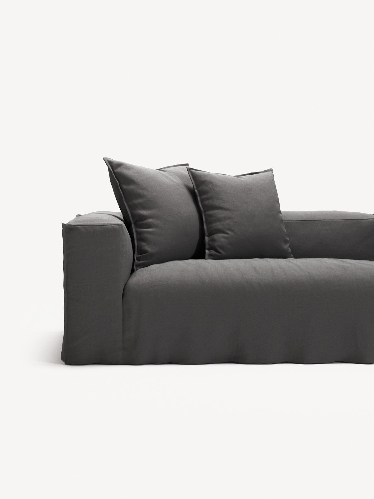 NOMAD - 5 Seat Corner - Right - Brushed Cotton Dark Gray