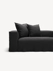 NOMAD - 5 Seat Corner - Right - Pure Linen Dark Charcoal
