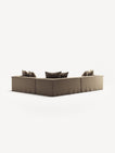 NOMAD - 5 Seat Corner - Right - Pure Linen Natural