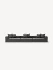 NOMAD - 5 Seat - Brushed Cotton Dark Gray