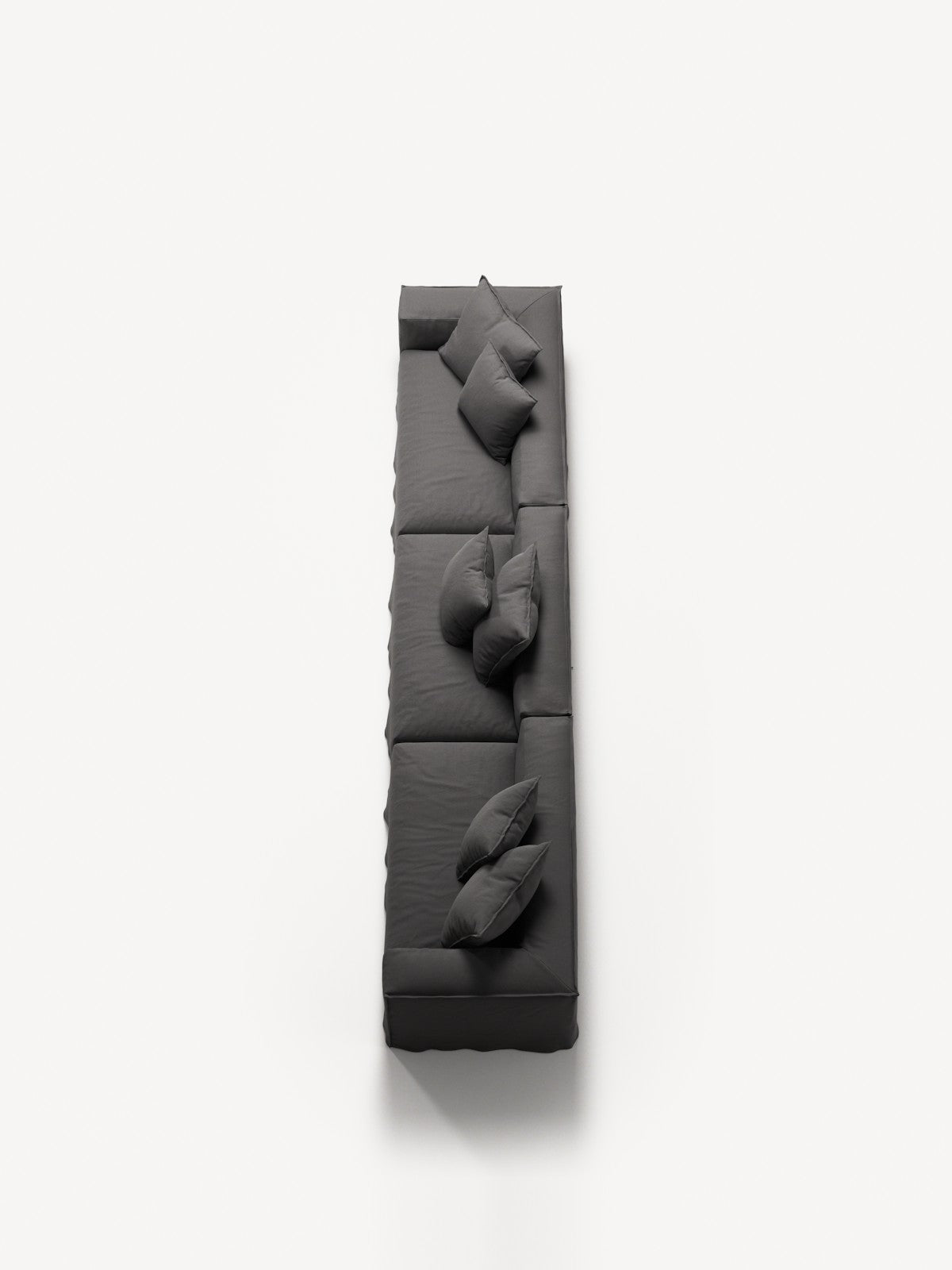 NOMAD - 5 Seat - Brushed Cotton Dark Gray