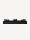 NOMAD - 5 Seat - Pure Linen Dark Charcoal