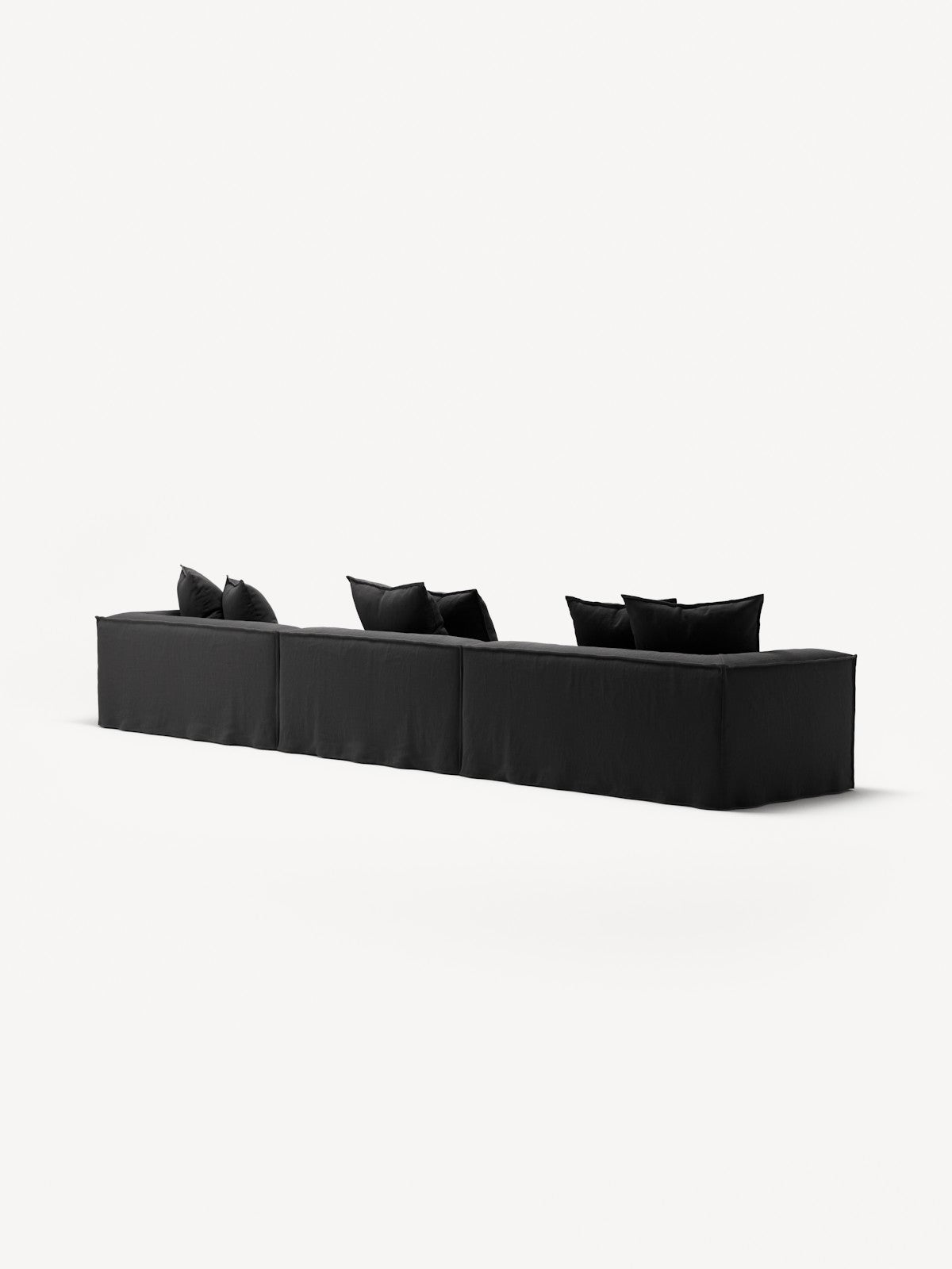 NOMAD - 5 Seat - Pure Linen Dark Charcoal