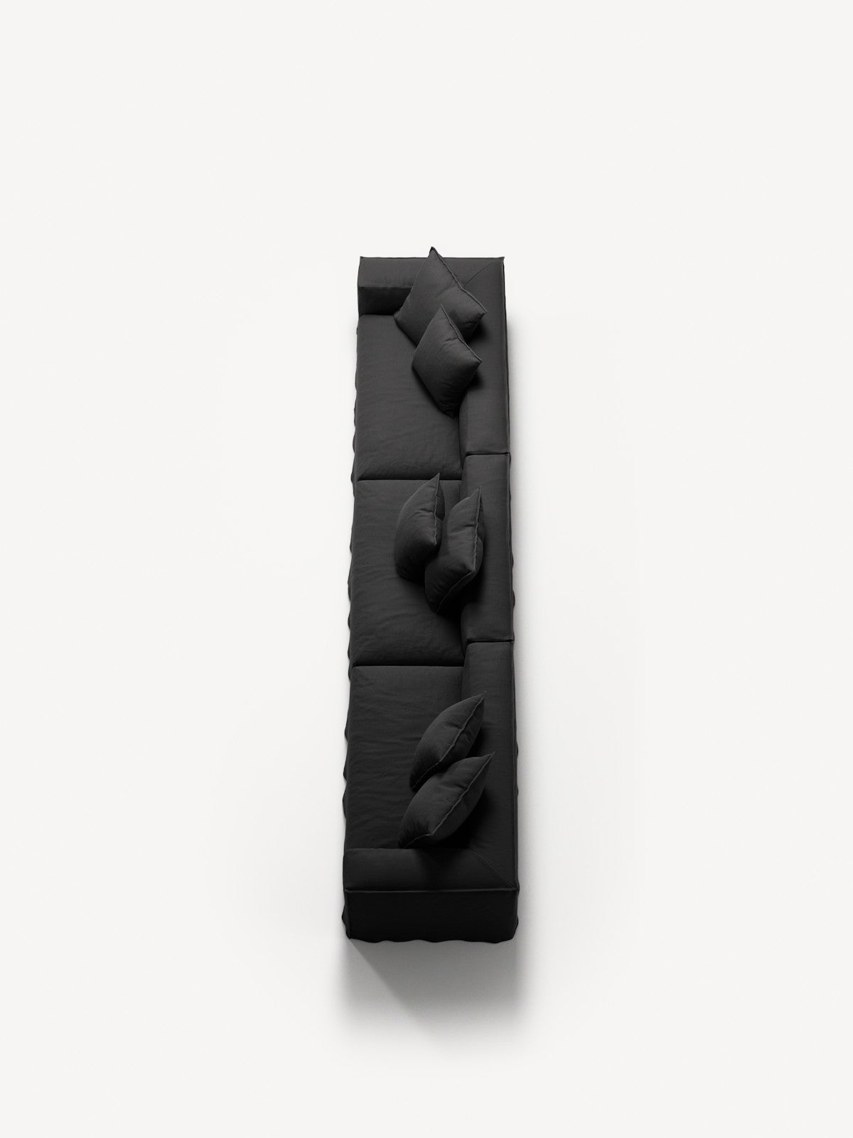 NOMAD - 5 Seat - Pure Linen Dark Charcoal