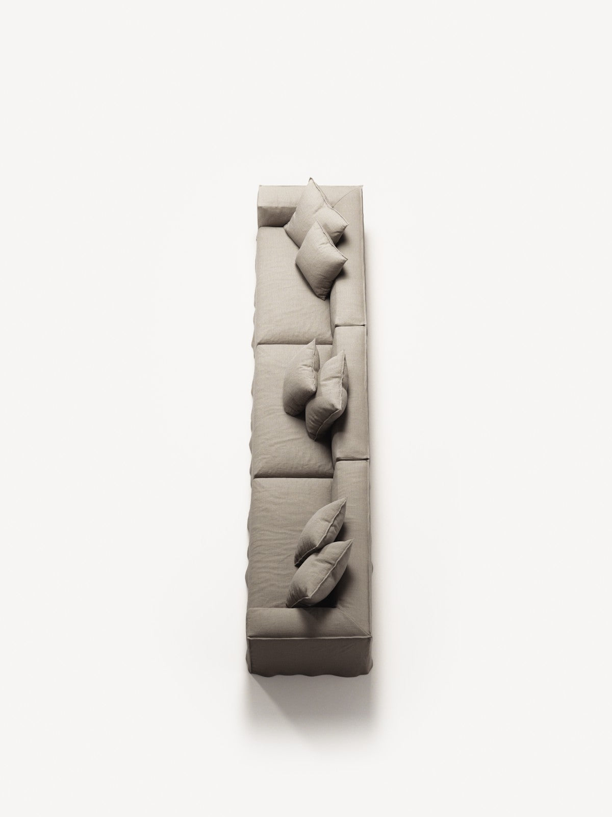NOMAD - 5 Seat - Pure Linen Sandy Beige
