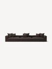 NOMAD - 5 Seat - Pure Linen Truffle Brown