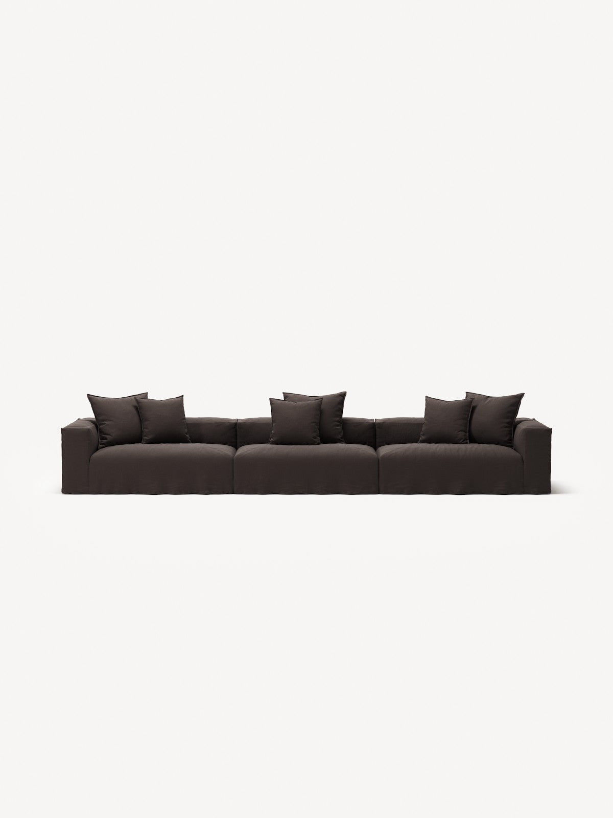 NOMAD - 5 Seat - Pure Linen Truffle Brown