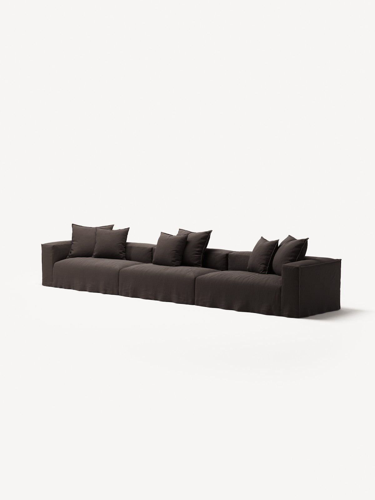 NOMAD - 5 Seat - Pure Linen Truffle Brown