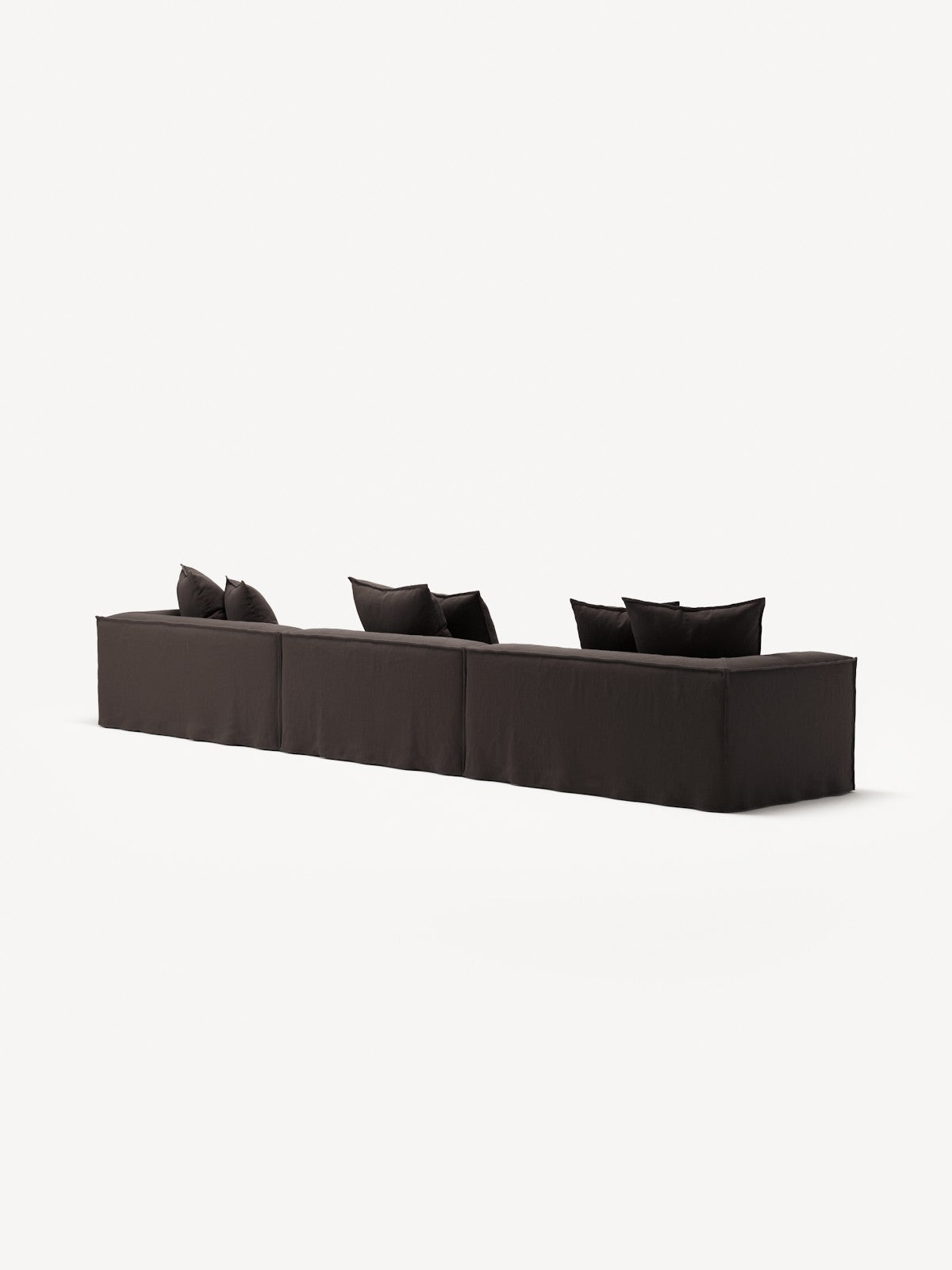 NOMAD - 5 Seat - Pure Linen Truffle Brown