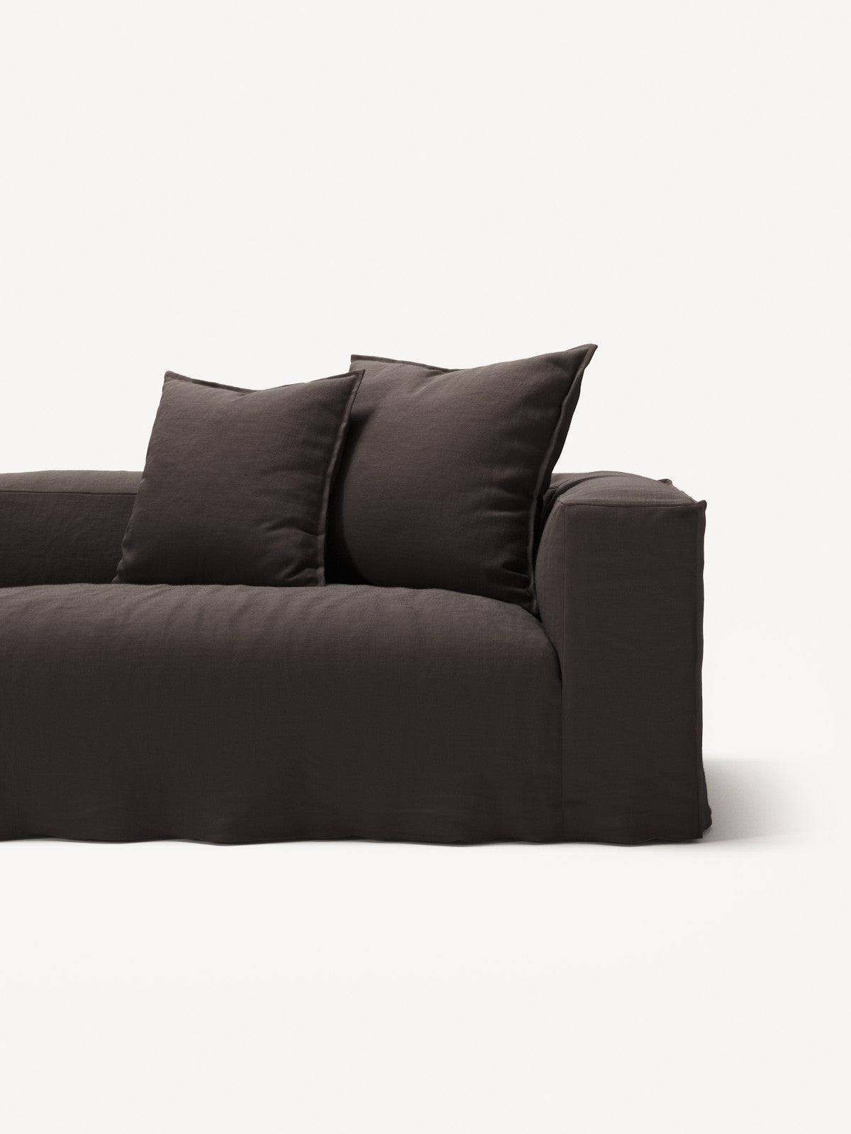 NOMAD - 5 Seat - Pure Linen Truffle Brown