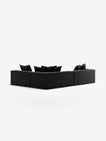 NOMAD - 5 Seat corner with open end - Right - Pure Linen Dark Charcoal
