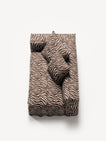 NOMAD - 2 Seat - Left - Chenille Jacquard Zebra Brown White