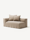 NOMAD - 2 Seat - Left - Brushed Cotton Sandy Beige
