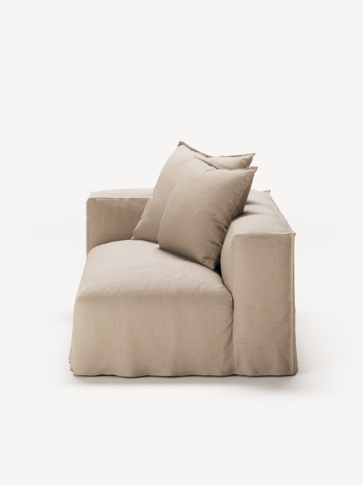 NOMAD - 2 Seat - Left - Brushed Cotton Sandy Beige