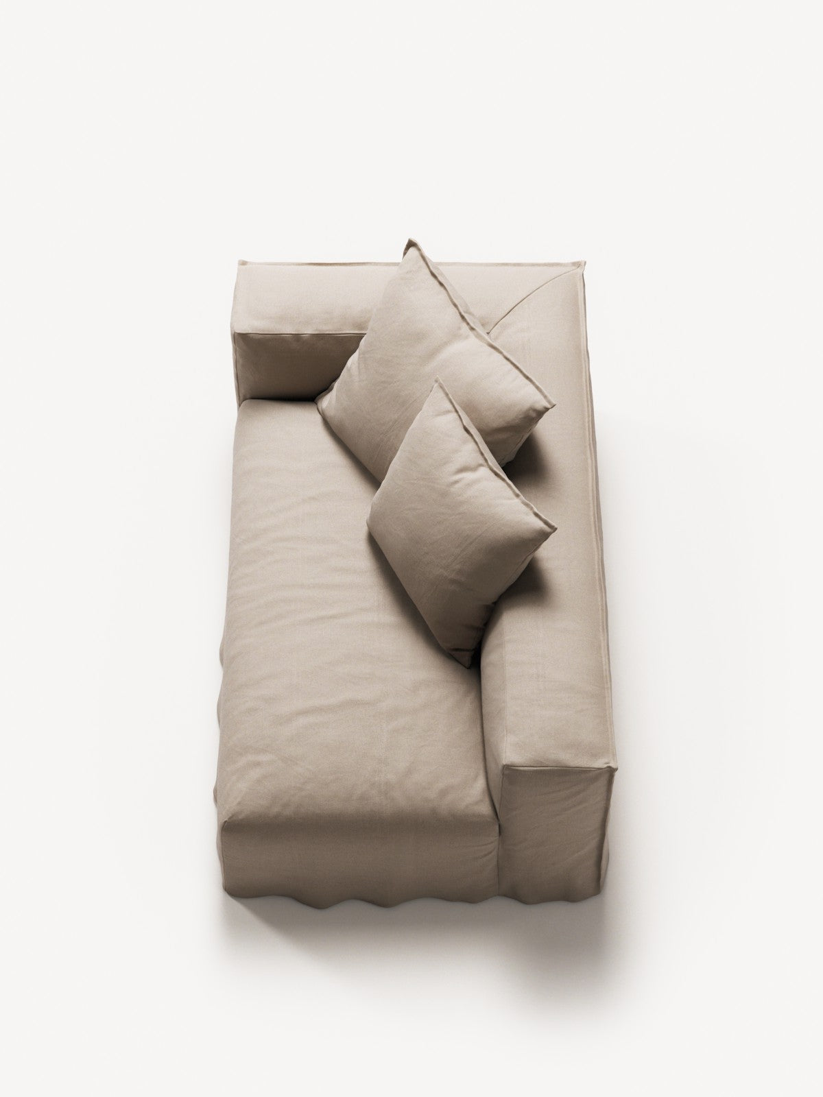 NOMAD - 2 Seat - Left - Brushed Cotton Sandy Beige