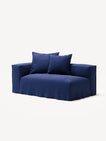 NOMAD - 2 Seat - Left - Brushed Cotton Dark Blue