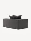 NOMAD - 2 Seat - Left - Brushed Cotton Dark Gray