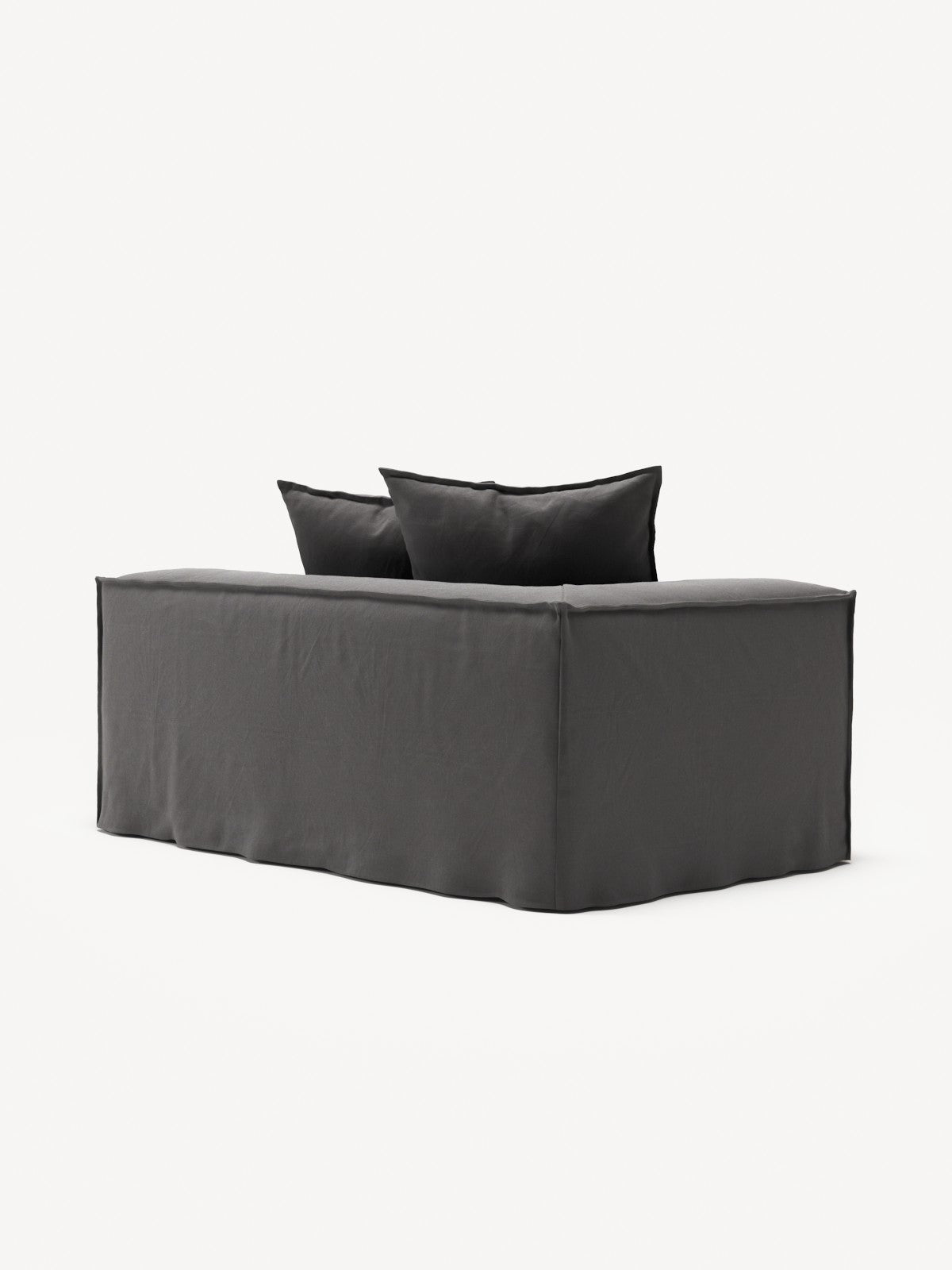 NOMAD - 2 Seat - Left - Brushed Cotton Dark Gray