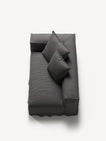 NOMAD - 2 Seat - Left - Brushed Cotton Dark Gray