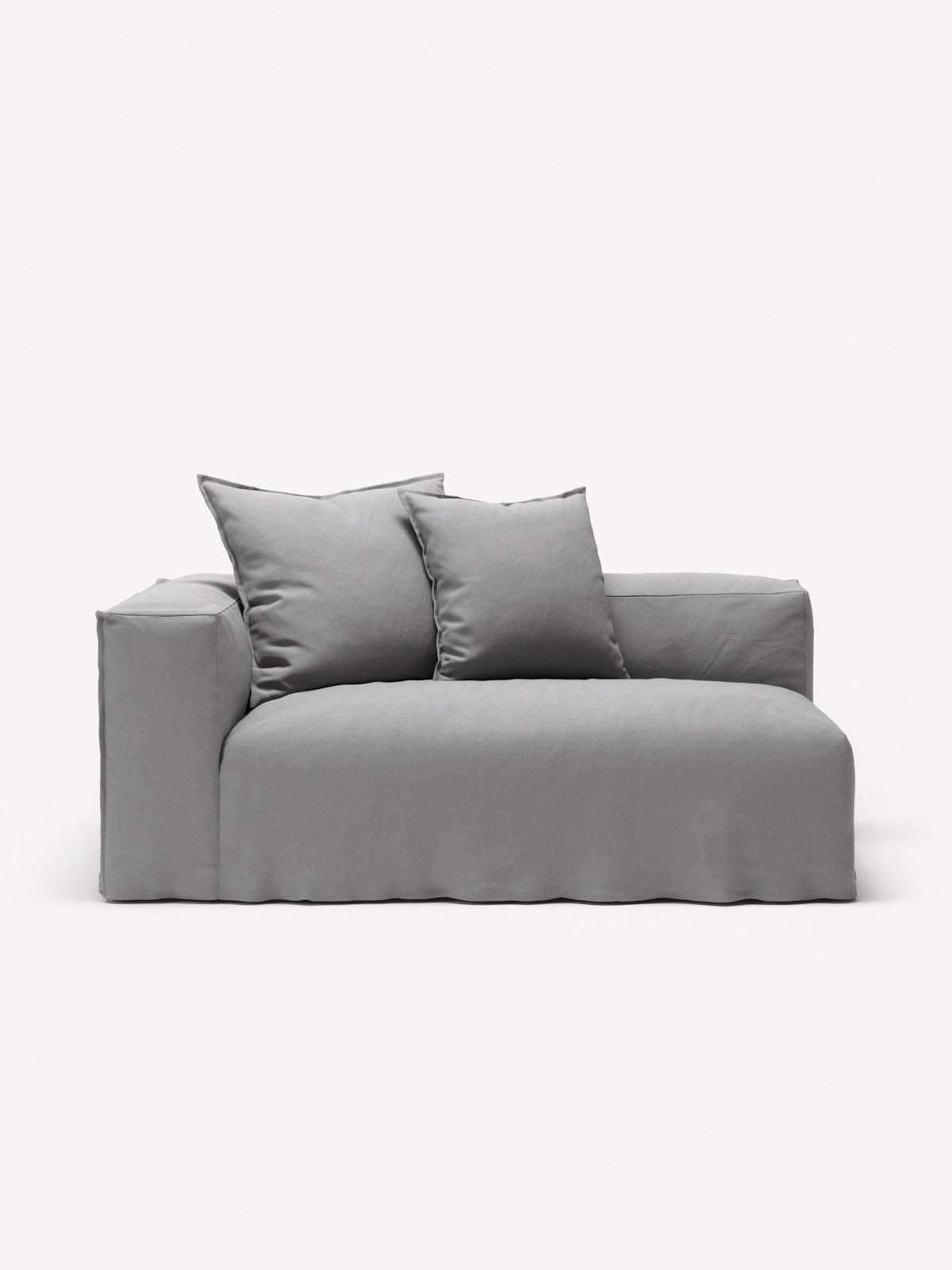 NOMAD - 2 Seat - Left - Brushed Cotton Light Gray