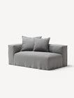 NOMAD - 2 Seat - Left - Brushed Cotton Light Gray