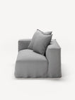 NOMAD - 2 Seat - Left - Brushed Cotton Light Gray