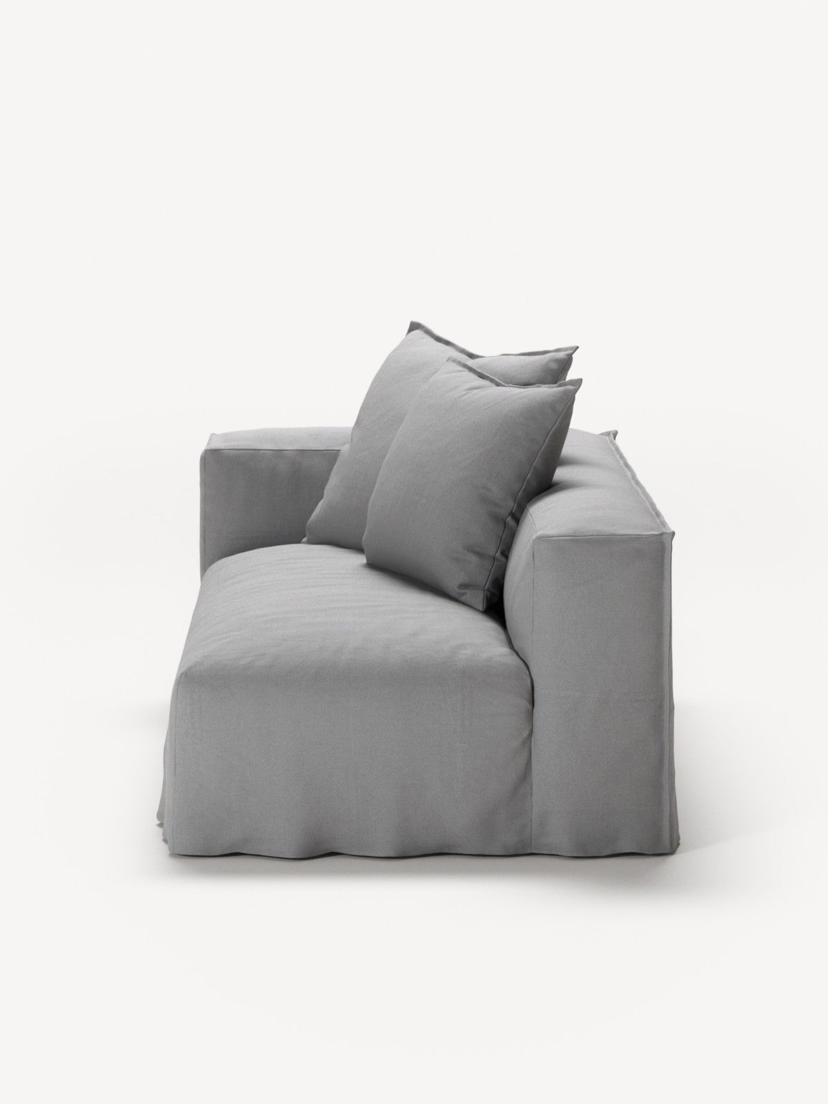 NOMAD - 2 Seat - Left - Brushed Cotton Light Gray
