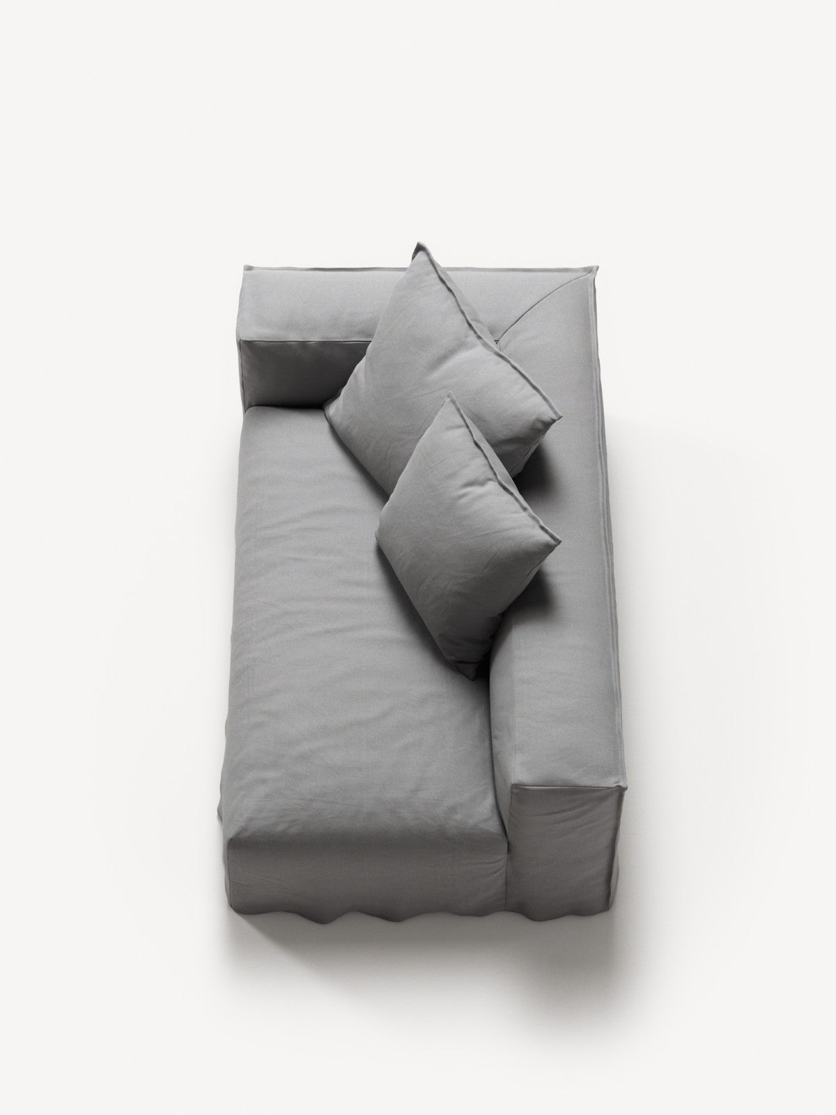 NOMAD - 2 Seat - Left - Brushed Cotton Light Gray