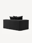 NOMAD - 2 Seat - Left - Pure Linen Dark Charcoal