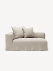 NOMAD - 2 Seat - Left - Pure Linen Off-White
