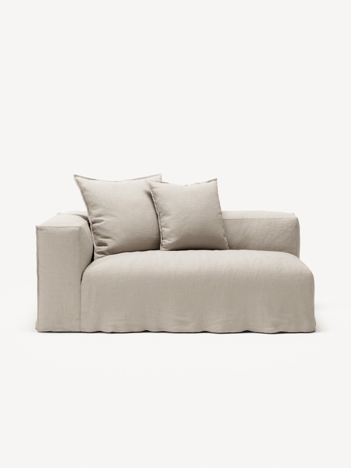 NOMAD - 2 Seat - Left - Pure Linen Off-White