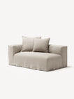 NOMAD - 2 Seat - Left - Pure Linen Off-White