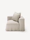 NOMAD - 2 Seat - Left - Pure Linen Off-White