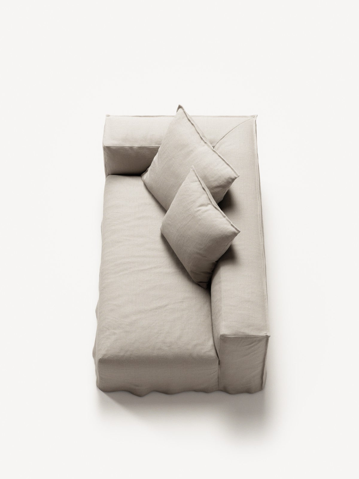 NOMAD - 2 Seat - Left - Pure Linen Off-White