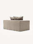 NOMAD - 2 Seat - Left - Pure Linen Sandy Beige