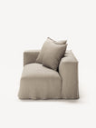 NOMAD - 2 Seat - Left - Pure Linen Sandy Beige