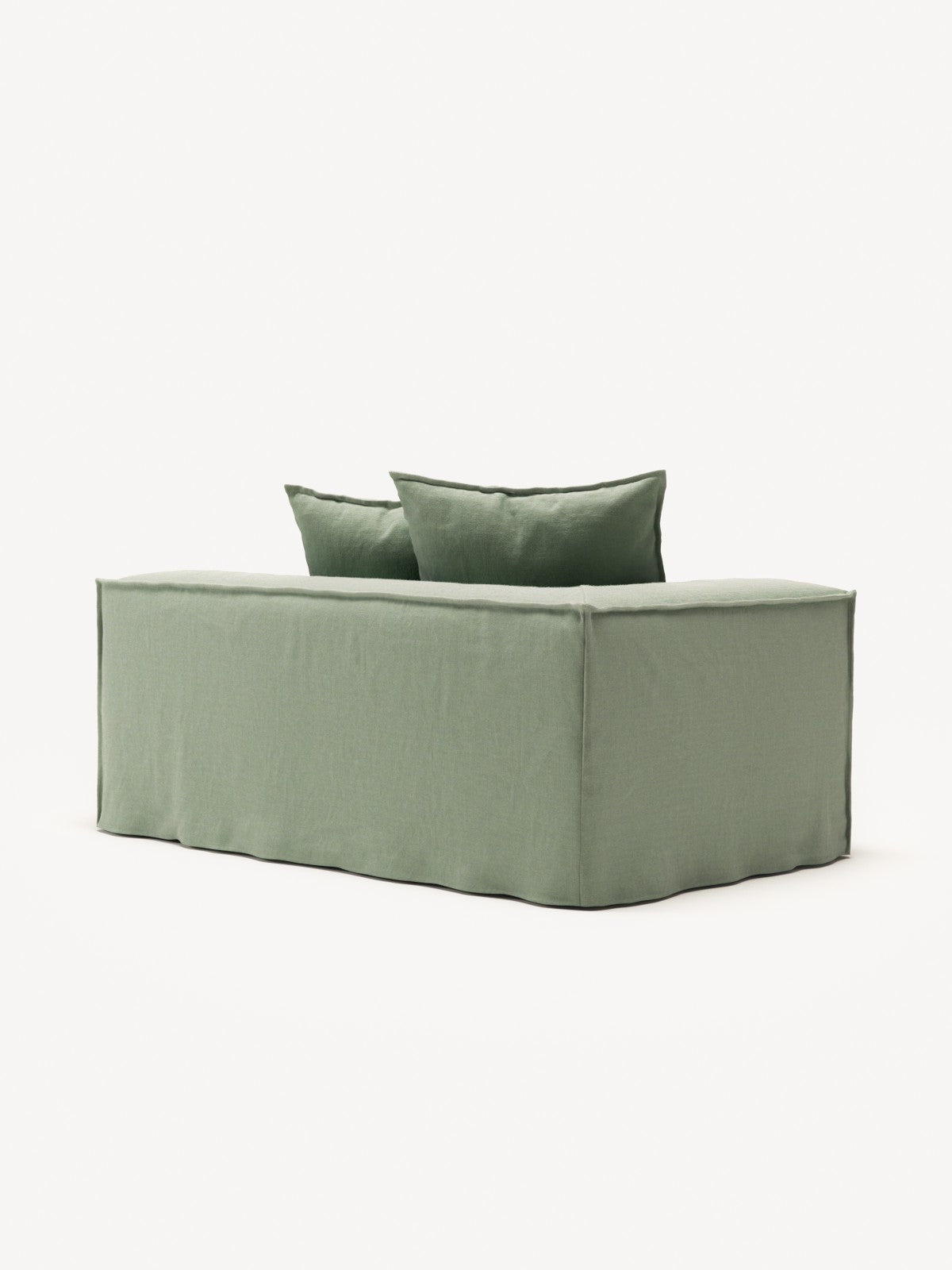 NOMAD - 2 Seat - Left - Pure Linen Vivid Green