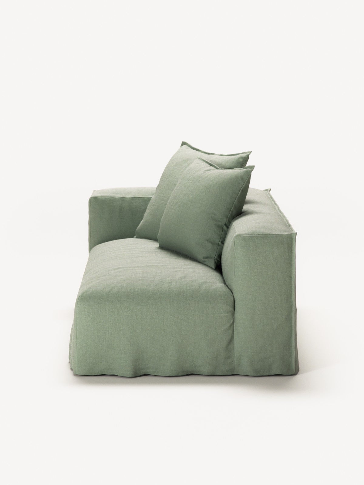NOMAD - 2 Seat - Left - Pure Linen Vivid Green