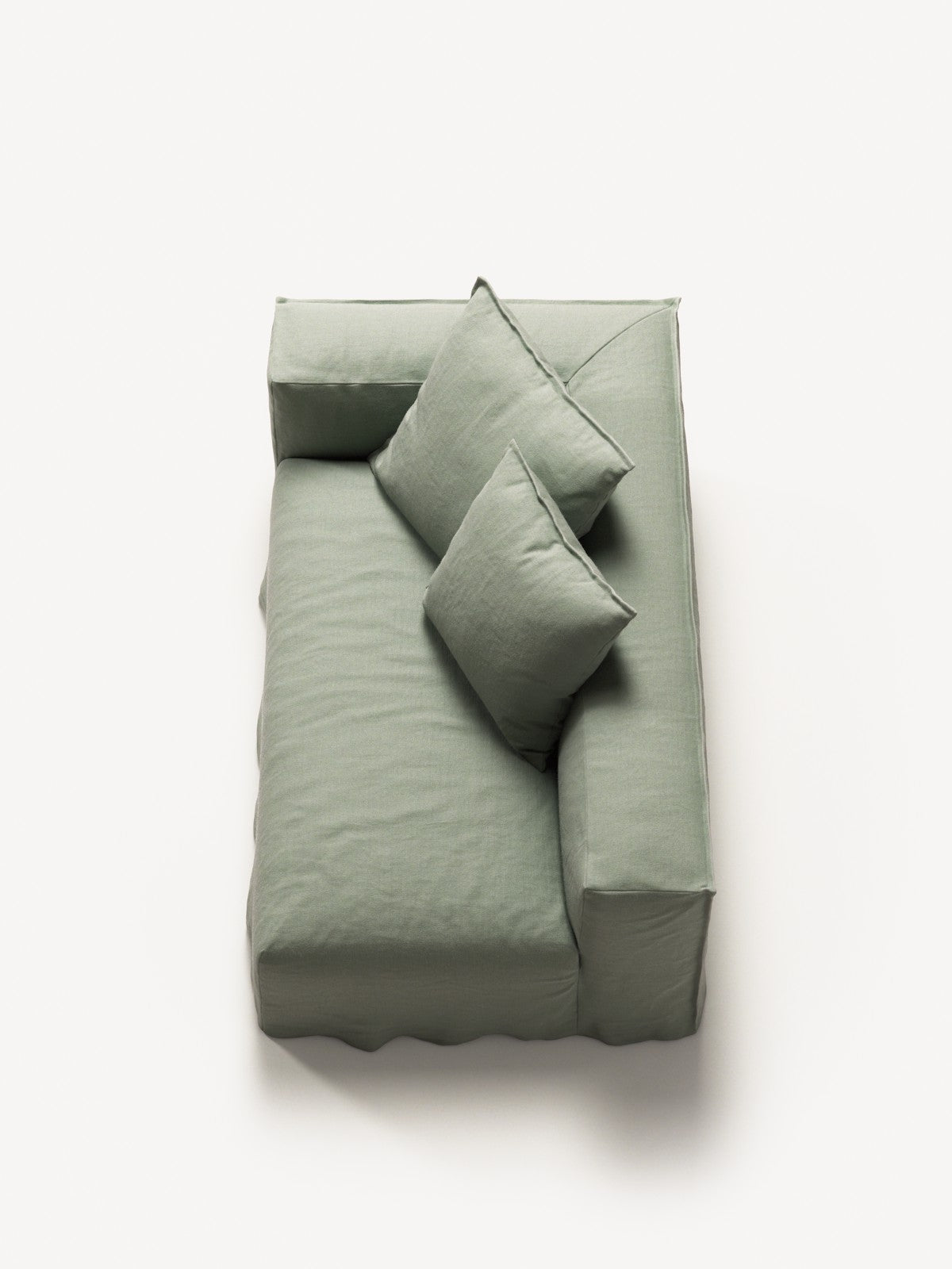 NOMAD - 2 Seat - Left - Pure Linen Vivid Green